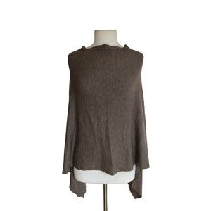 Sage Designs Poncho Womens One Size S M L Olive Green Wool Blend Boho Lagenlook